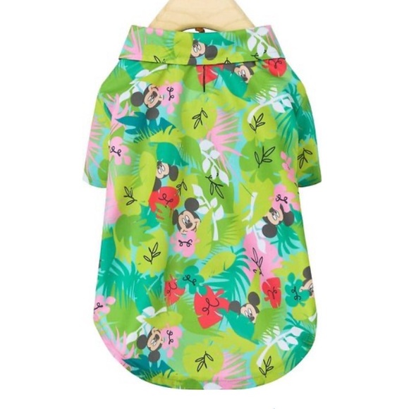 Other - Disney Mickey Mouse Hawaiian Dog & Cat Shirt size small free Guardians Bandana